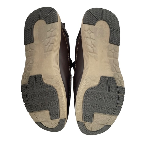 Duluth Trading Co Men's Size 10M Tower Hill Brown Leather Slip On Loafer Shoes - Picture 8 of 11